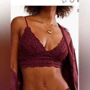 🆕Free People Intimately FP Amina Longline Bralette. Size Medium. NWT